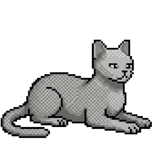 Relaxed cat mood